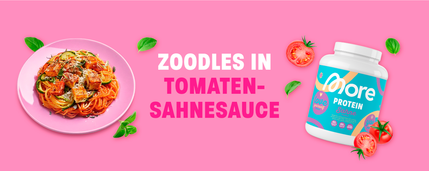 Zoodles Recipe with Tomato Sauce | High Protein