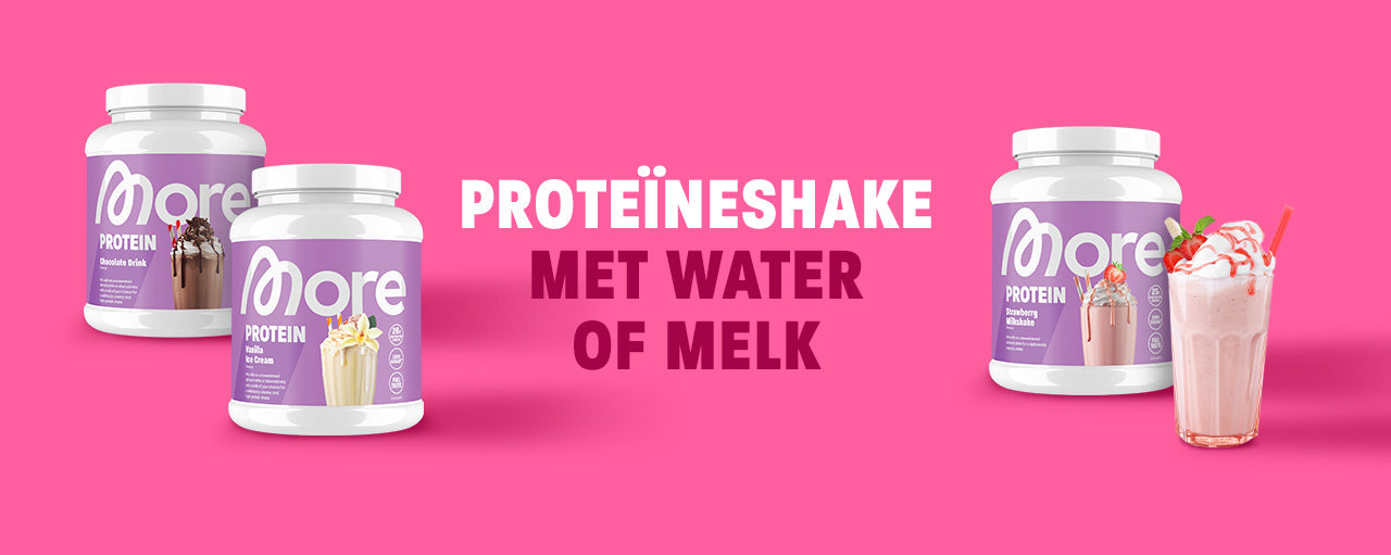 Protein shake with water or milk: what's better?
