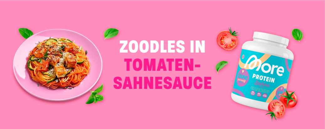 Zoodles Recipe with Tomato Sauce | High Protein