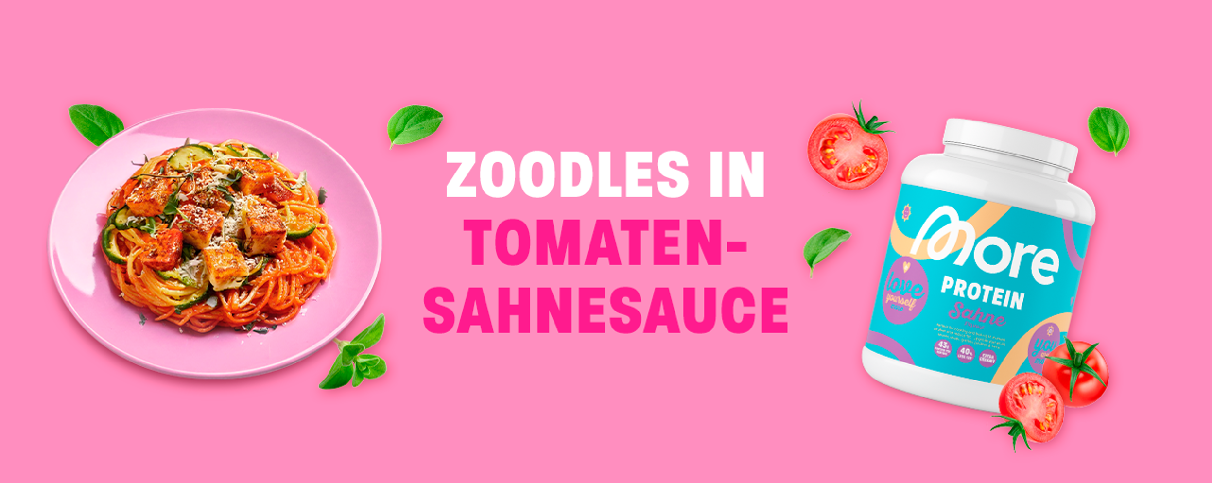 Zoodles Recipe with Tomato Sauce | High Protein