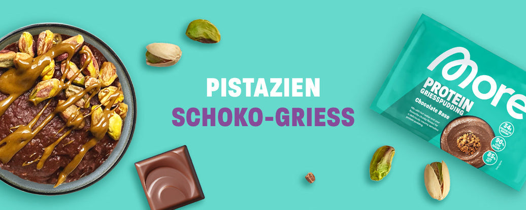 Chocolate Pistachio Semolina Pudding