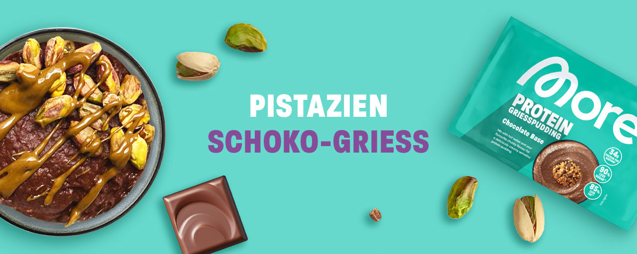 Chocolate Pistachio Semolina Pudding