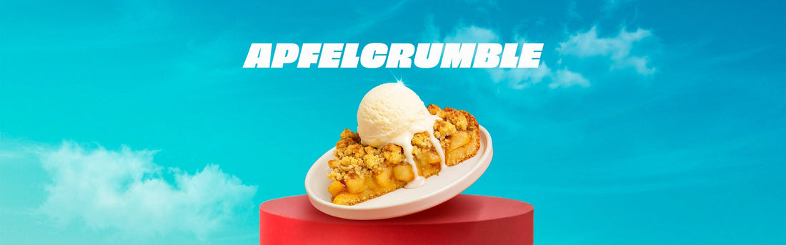 Apple Crumble with Amaretto & Cinnamon Crumbles