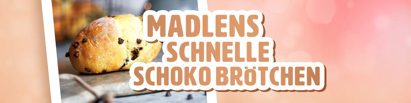 Schnelle Schokobrötchen